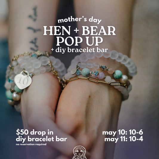 POP UP BEAD BAR - Registration Required.  MAY 10 + MAY 11