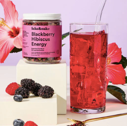 Blackberry Hibiscus Energy Tea