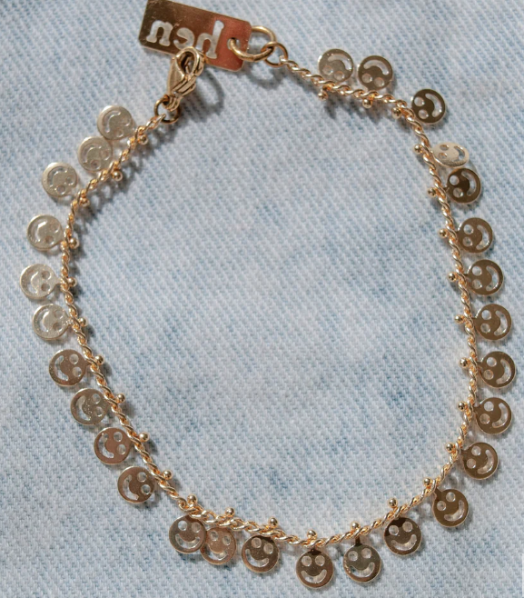 Smiley Necklace & Bracelet