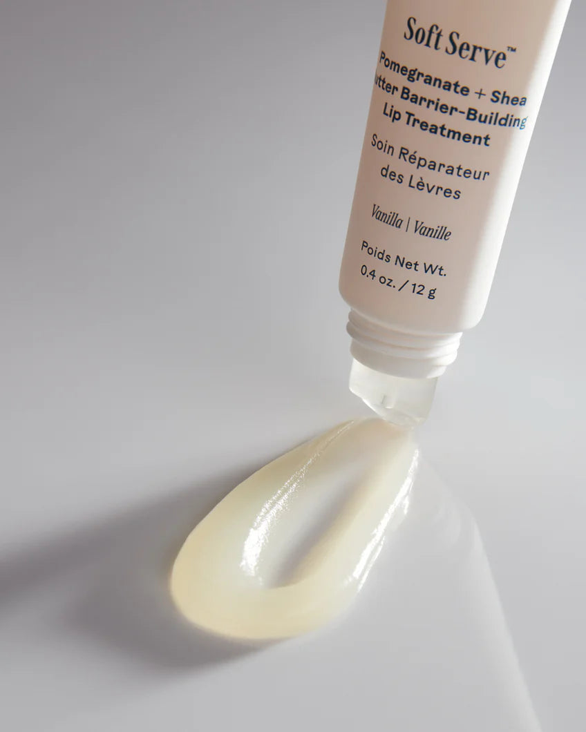 Soft Serve Pomegranate + Shea Butter Barrier-Building Lip Treatment