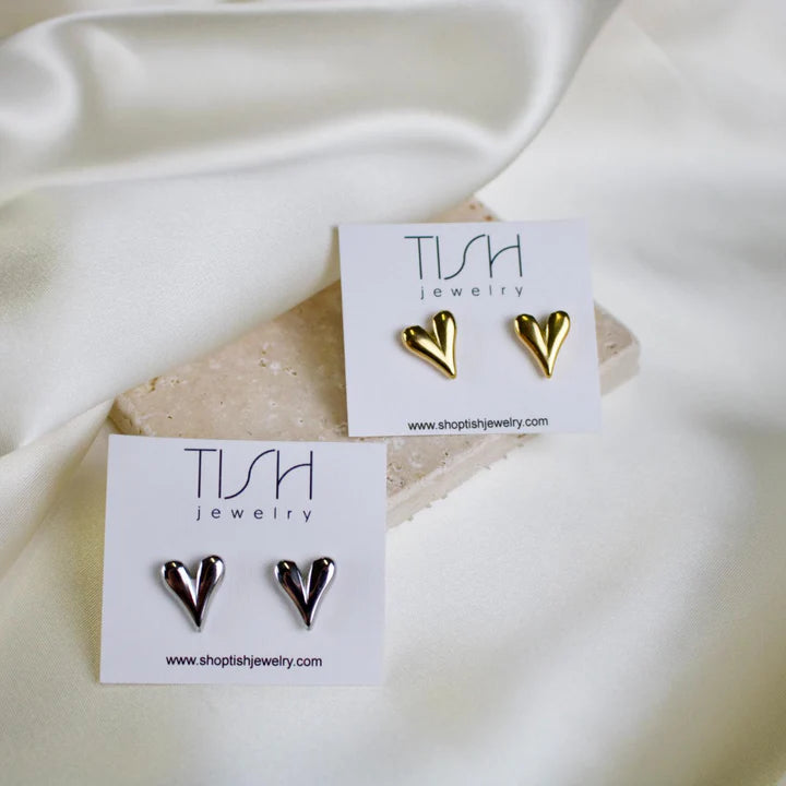 Lola Heart Studs
