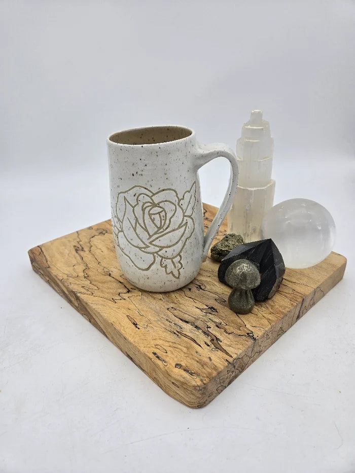 White Rose Mug
