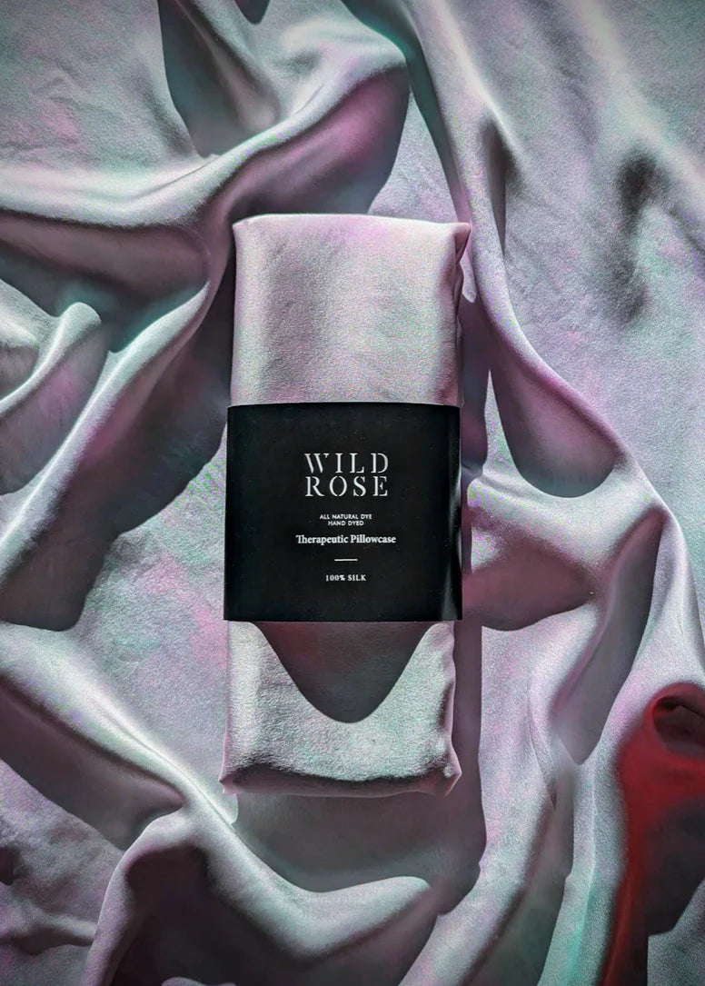 Silk Wild Rose Pillow Case