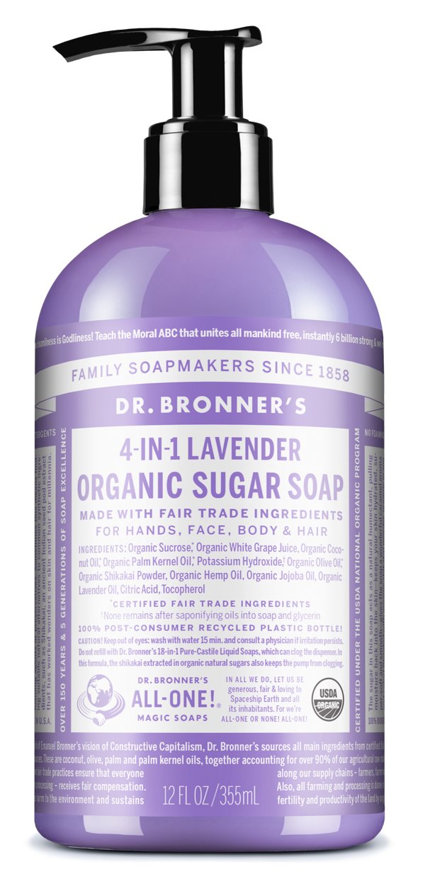Dr. Bronner's Organic Sugar Soap 710ml