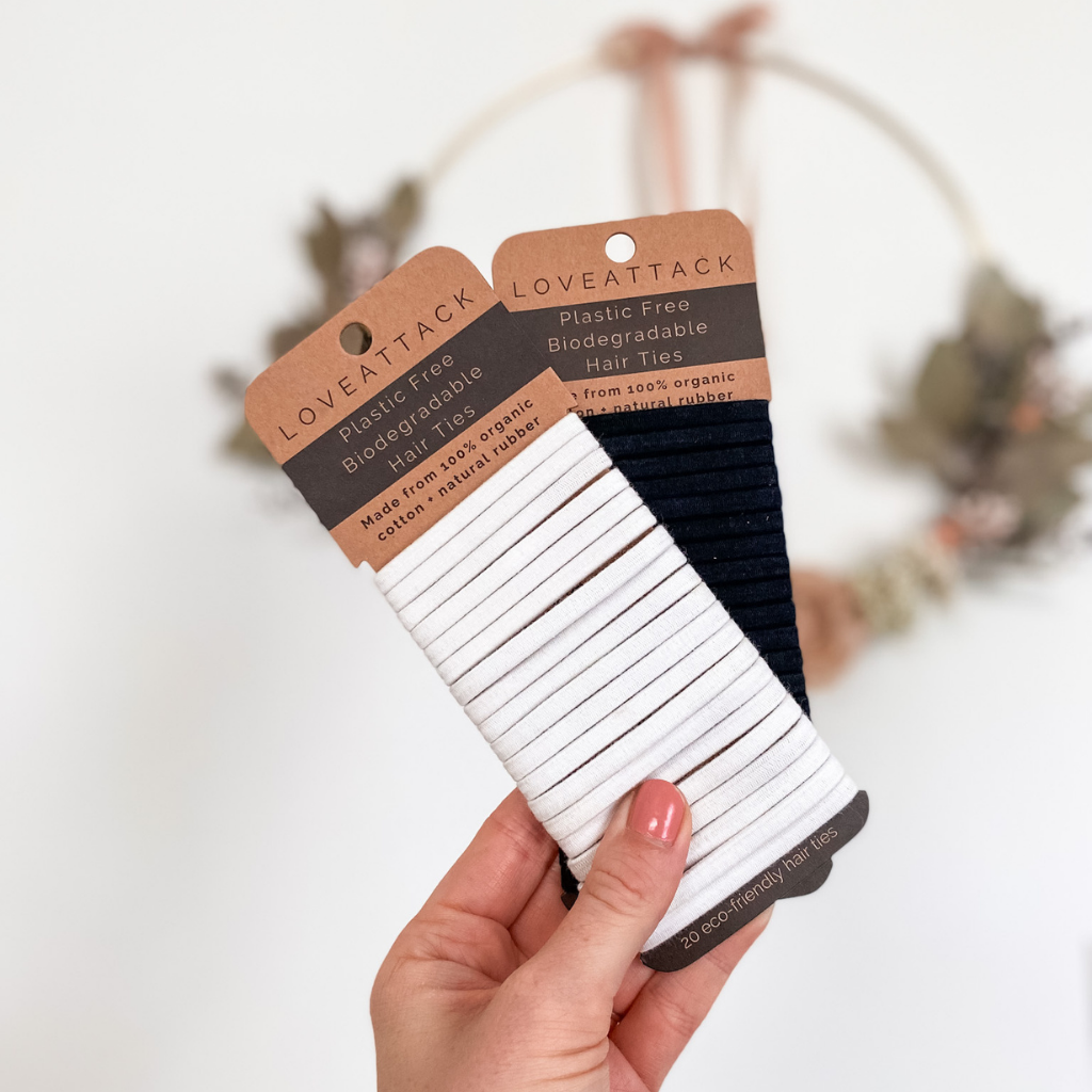 Plastic Free Biodegradable Hair Ties