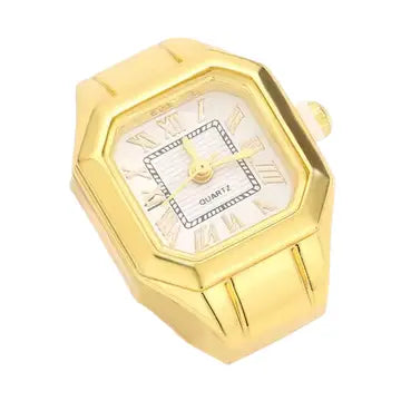 Pascal Watch Ring- Quartz Stretch Ring