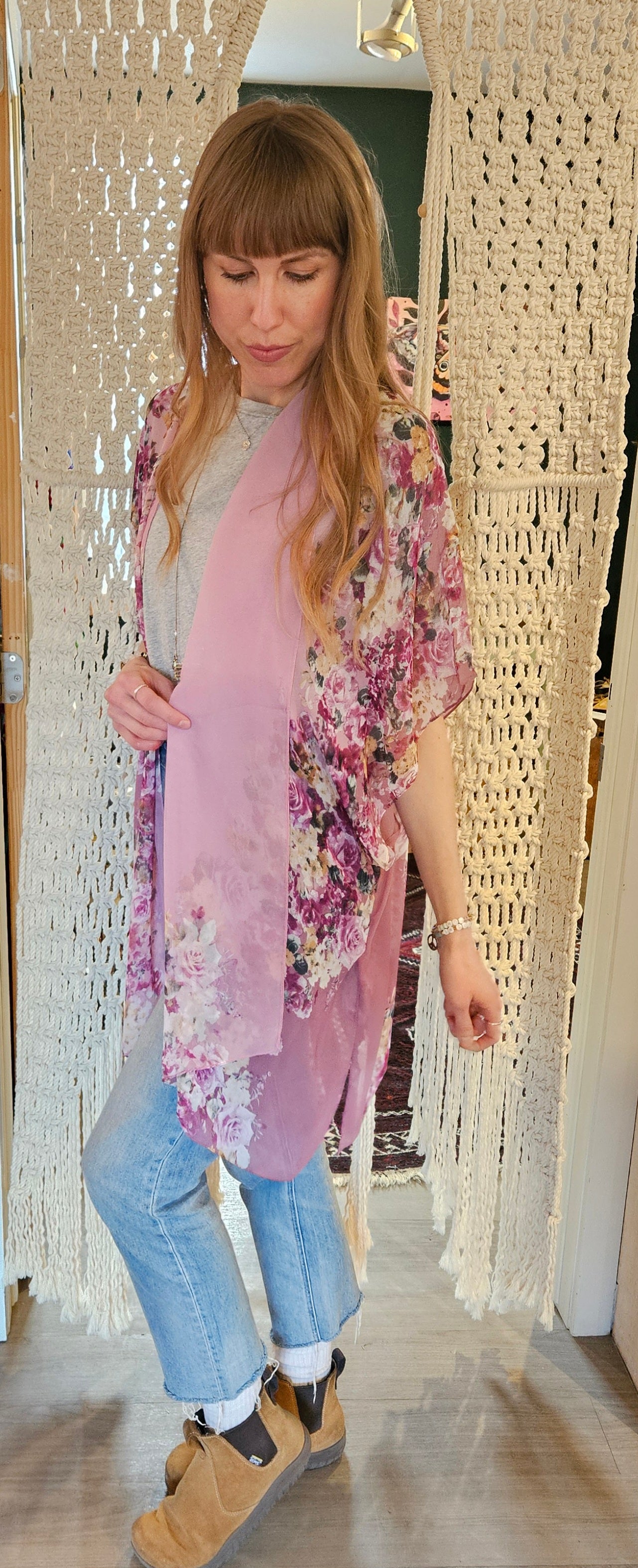 Ellemairco Chiffon Kimono