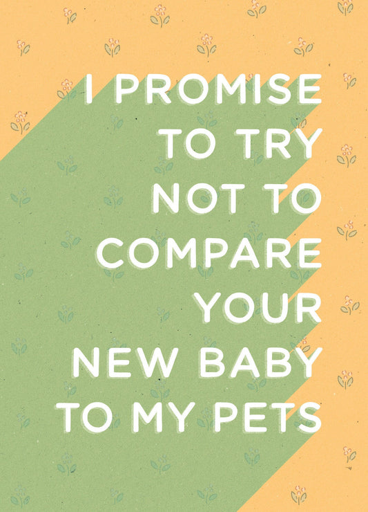 Compare Your New Baby Card