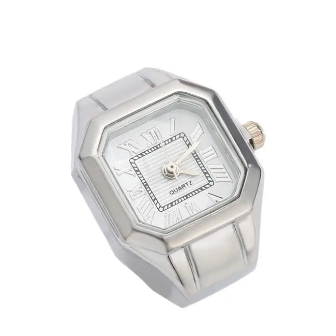 Pascal Watch Ring- Quartz Stretch Ring