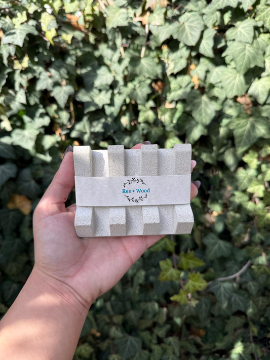 Angled Concrete Soap Dishes