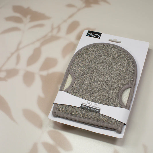 Bamboo & Flax Bath Mitt