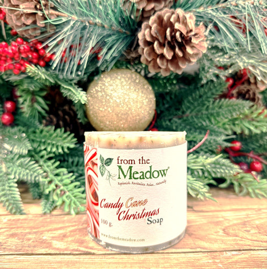 Candy Cane Christmas Soap