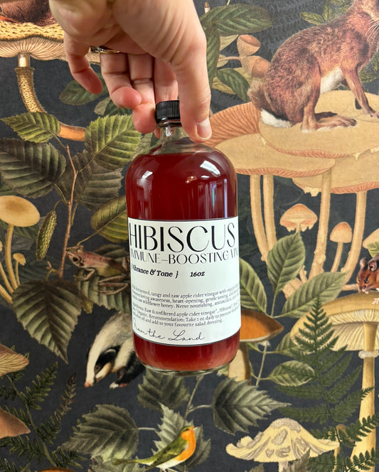 Hibiscus Immune Boosting Cider Vinegar