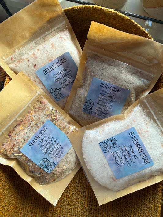 Salt Soak Sample Bags