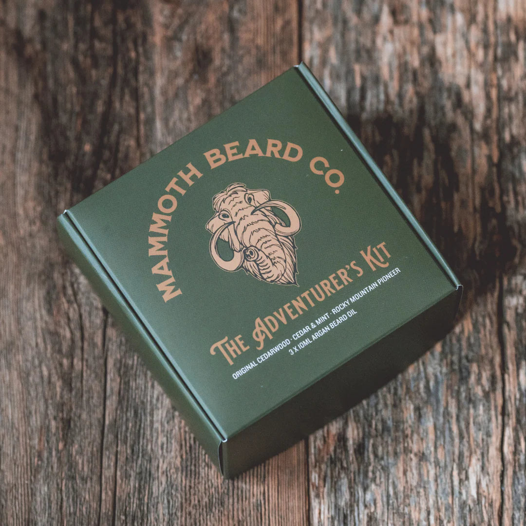 The Adventurer's Kit - 3 x 10ml Argan Beard Oil