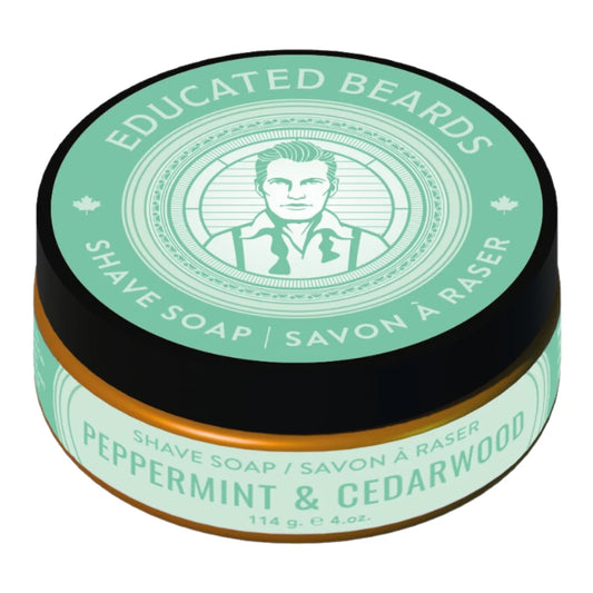 Peppermint Cedarwood Shave Soap
