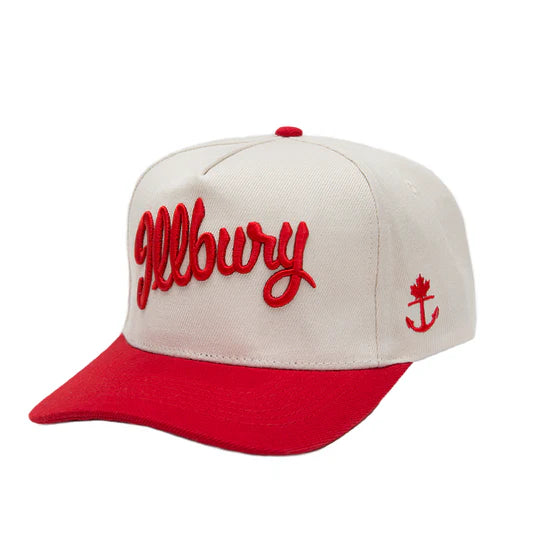 Two-Toned Red OG A-Frame Snapback