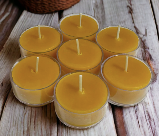 Beeswax Tealight Candles (Single)