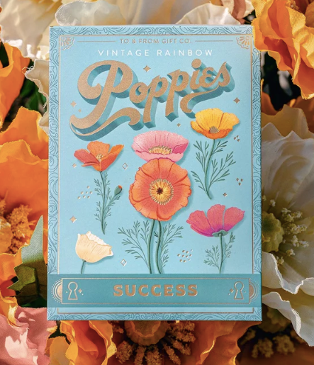 Vintage Rainbow Poppies Seed Pack (Success)