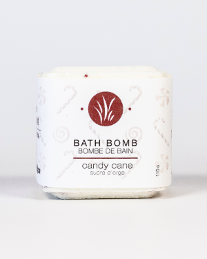 Candy Cane Bath Bomb