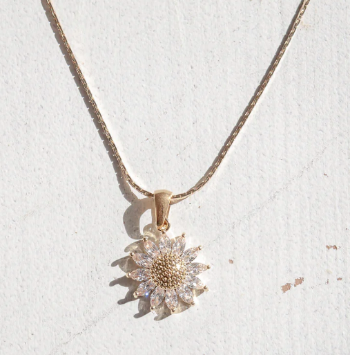 Sunflower Necklace