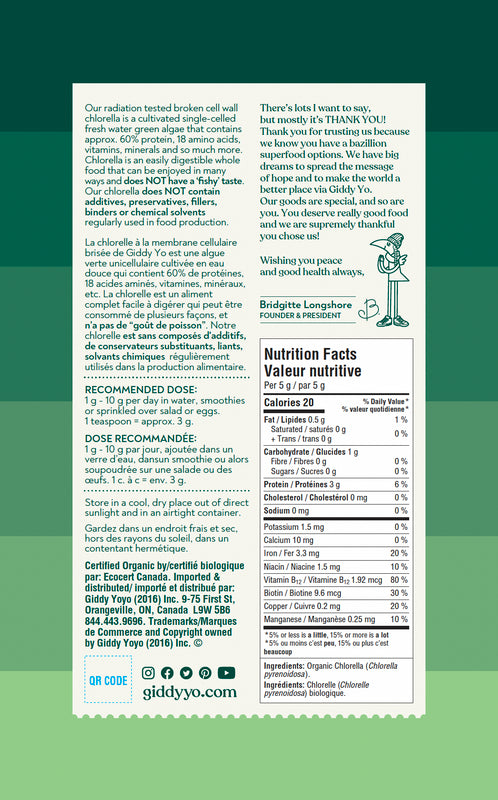 Chlorella Powder or Tablets 180g