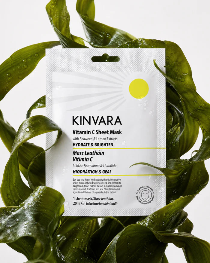 Vitamin C Sheet Mask with Seaweed & Lemon Extracts
