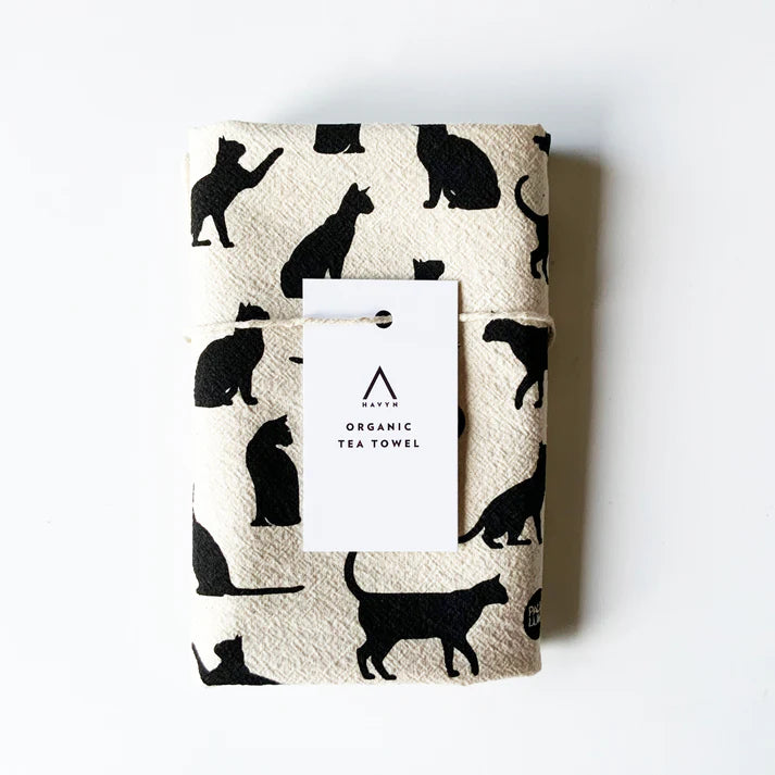 Hand Printed Organic Tea Towels