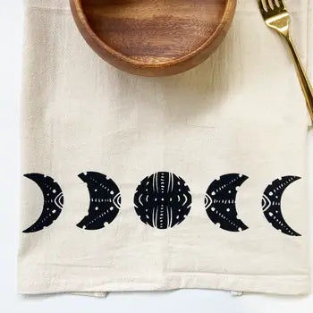 Hand Printed Organic Tea Towels