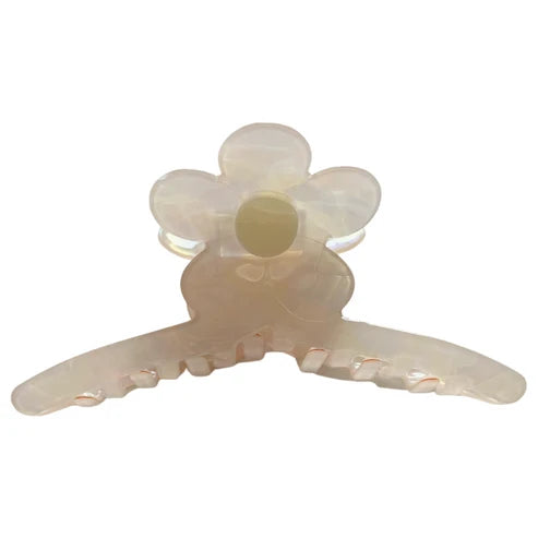 Alyssa Flower Cellulose Acetate Hair Claw Clip