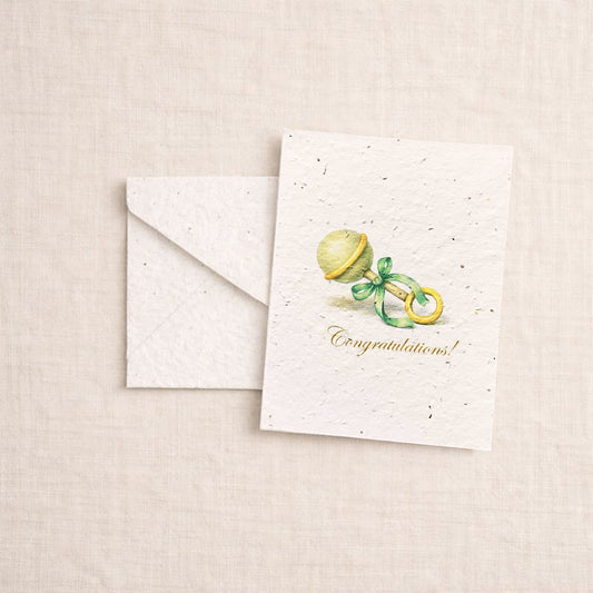 Congratulations! Soother Baby Card