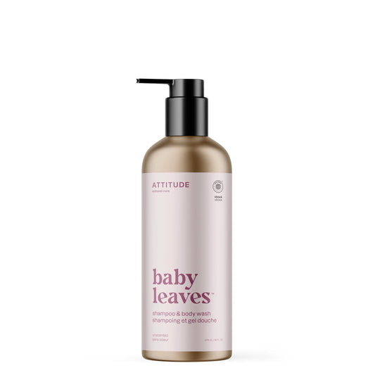 Baby Leaves Unscented Shampoo & Body Wash