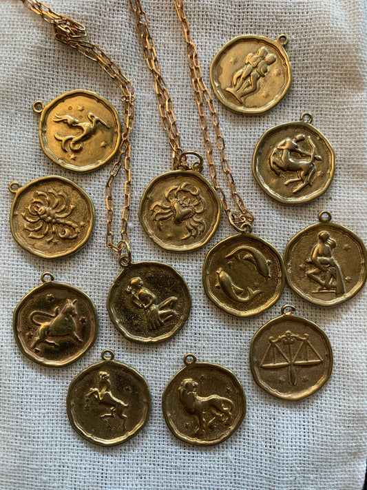Bare Bones Horoscope Necklace