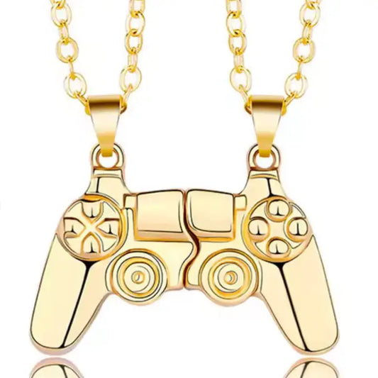 Gamer Necklace-M Steel Magnetic 2 in 1 Necklace