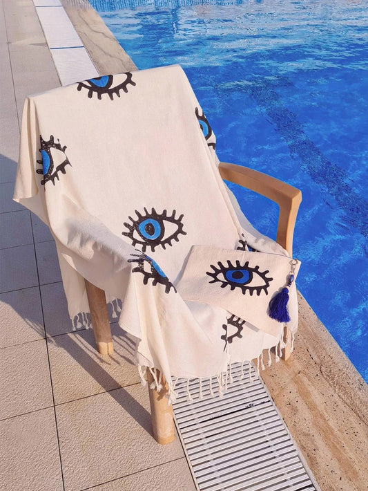 Evil Eye Turkish Towel