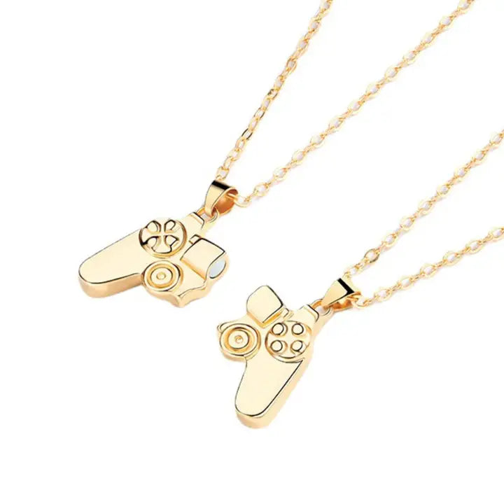 Gamer Necklace-M Steel Magnetic 2 in 1 Necklace
