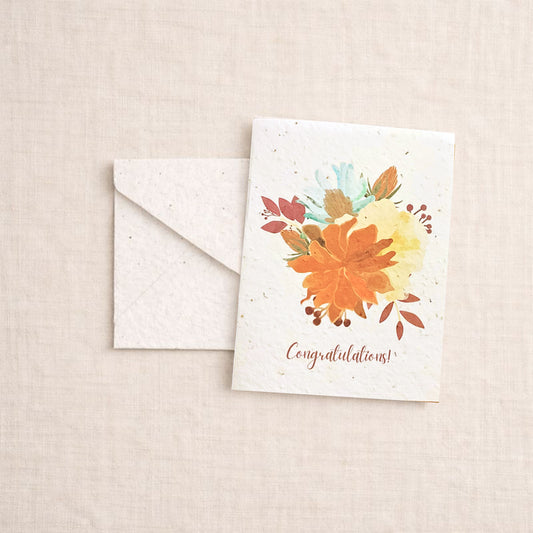 Congratulations Bouquet Card