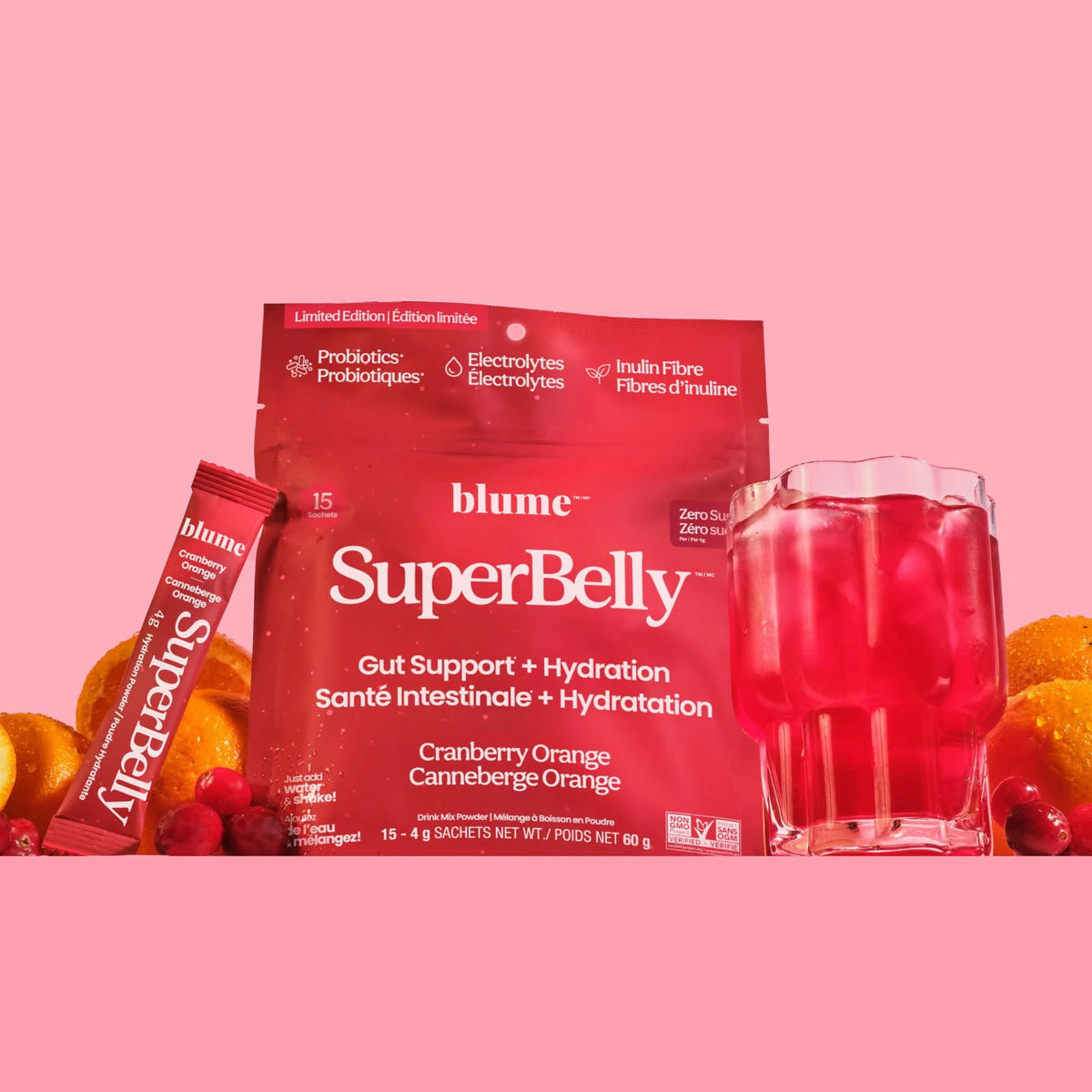 SuperBelly Gut-Building Hydration Powder