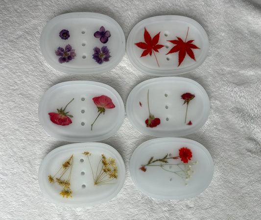 Floral Soap Dishes