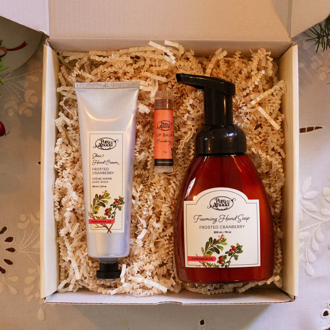 Natural Northern Essentials - Frosted Cranberry Gift Box
