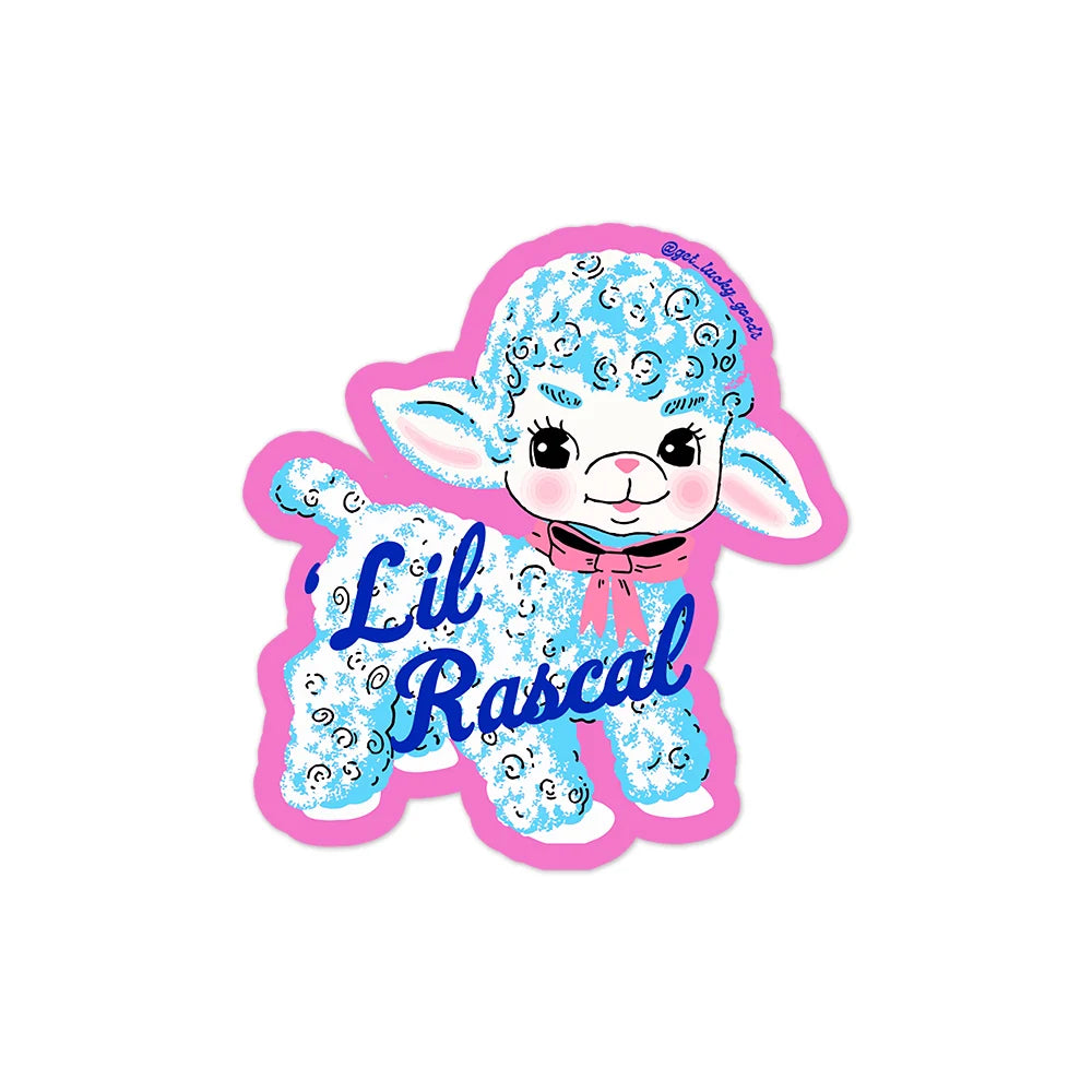Lil Rascal Glitter Sticker