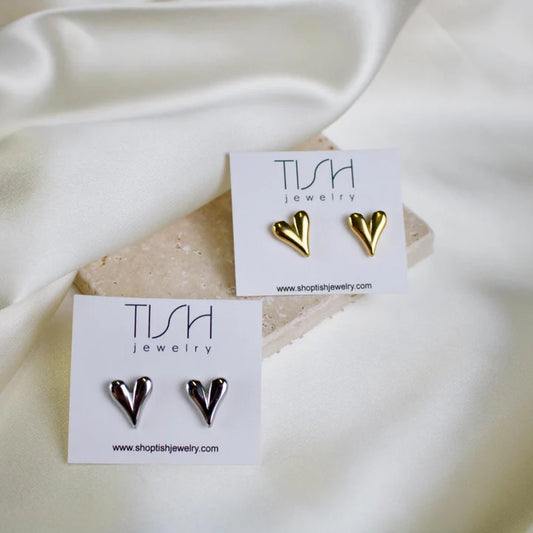 Lola Heart Studs