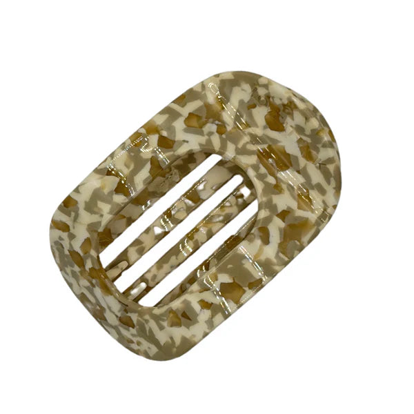 Olivia Cellulose Acetate Flat Hair Claw Clips