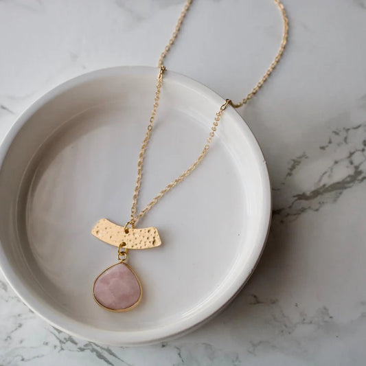 Margo // Pink Aventurine Necklace
