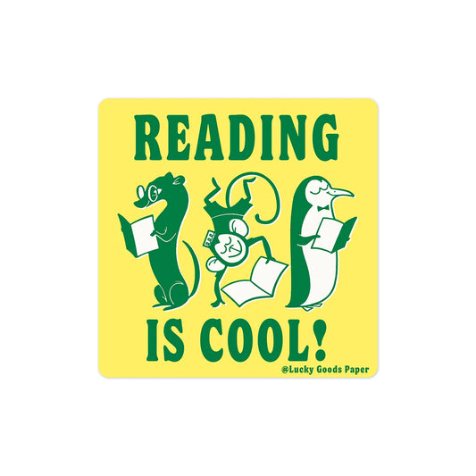 Reading is Cool! Sticker