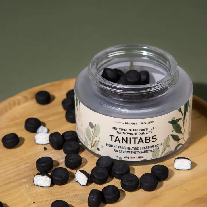 Toothpaste TANITABS Fresh Mint with Charcoal
