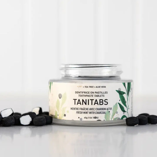 Toothpaste TANITABS Fresh Mint with Charcoal
