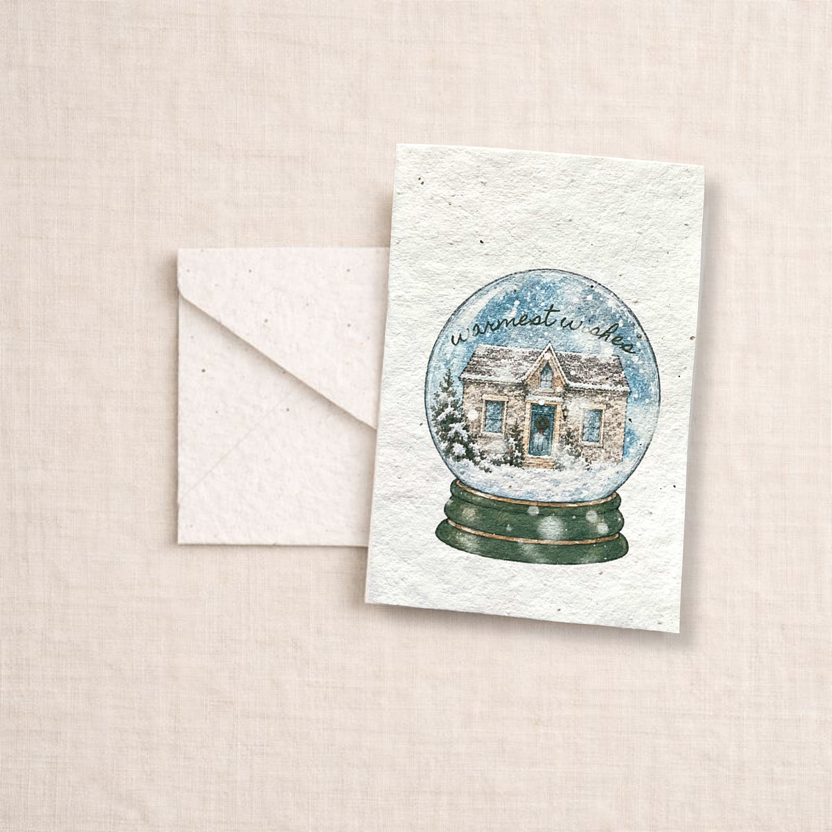 Warmest Wishes Plantable Seed Card