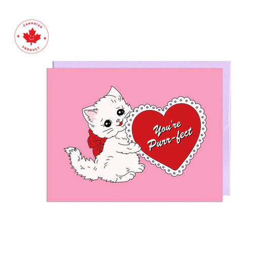 You're Purr-fect Greeting Card