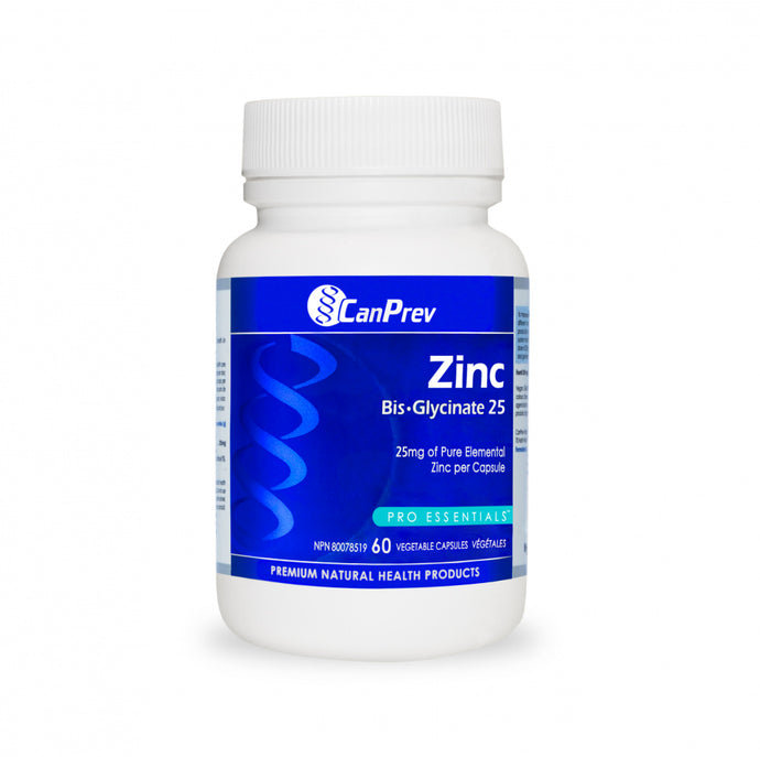 CanPrev Zinc Bis-Glycinate 25